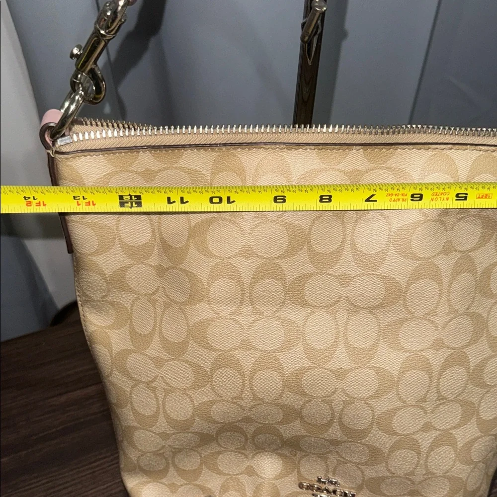 Coach set 4 pieces  Beige and Pink Women's Bag EUC - Picture 16 of 16